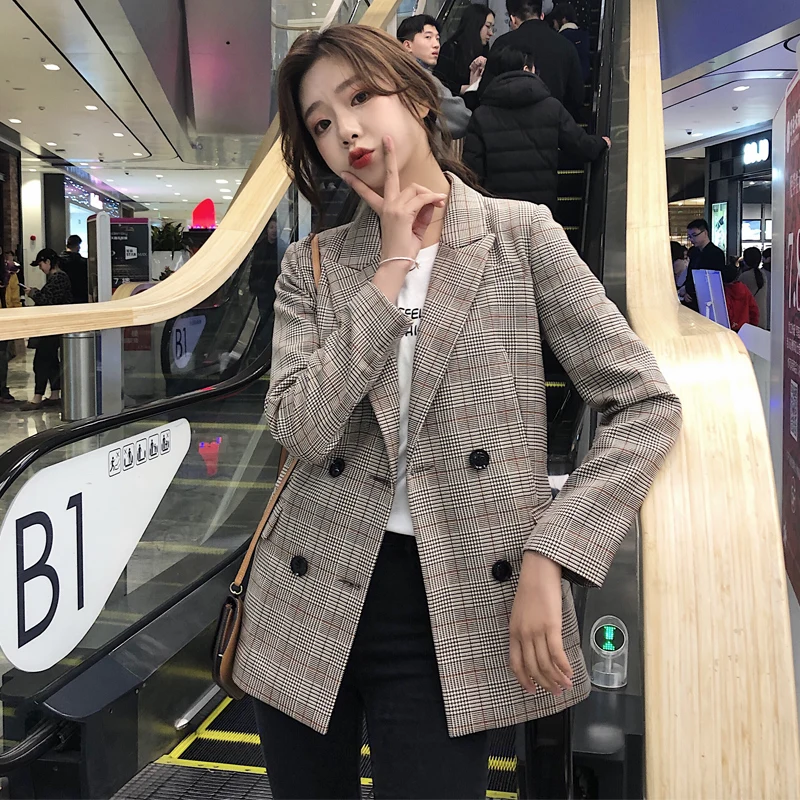 Streetwear Blazer Women Blazers and Jackets Spring Jacket Women Clothes 2019 Casual Windbreaker Outwear Chaqueta Mujer MY3053