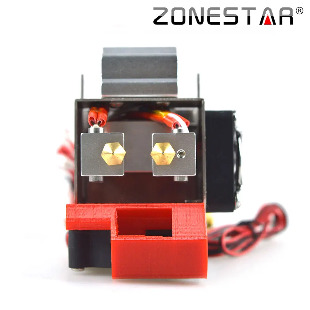 

Dual Extruder Hotend for P802 3D printer DIY kit print head j-head i3 Two Color Extruder nozzle Fan Heater SCS8UU bearing NTC