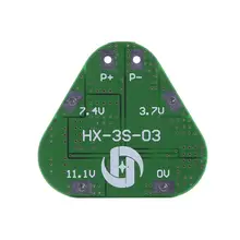 18650 литиевая батарея 3 в серии плата защиты 12 В модуль печатной платы аксессуары питания 30x30 мм