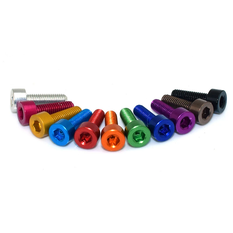 50pcs din912 m3 aluminio parafuso m3 01