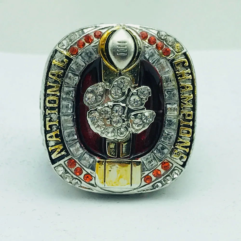 

factory wholesale price 2018 hot crazy 2016 Clemson Tigers championship ring engraving inside drop shipping