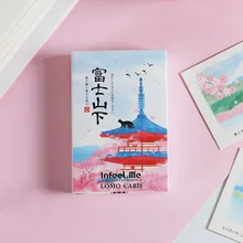 28 листов/Набор Kawaii Mt Fuji LOMO Card мини-открытка/поздравительная открытка/Подарочные канцелярские принадлежности для детей