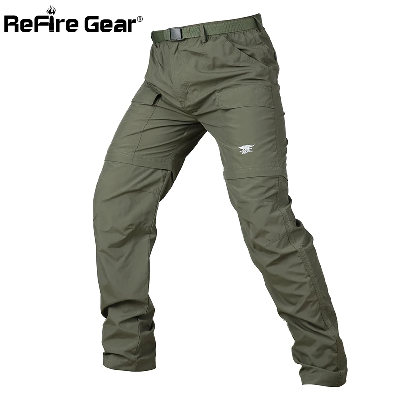ReFire Gear камуфляжные армейские съемные тактические брюки мужские летние
