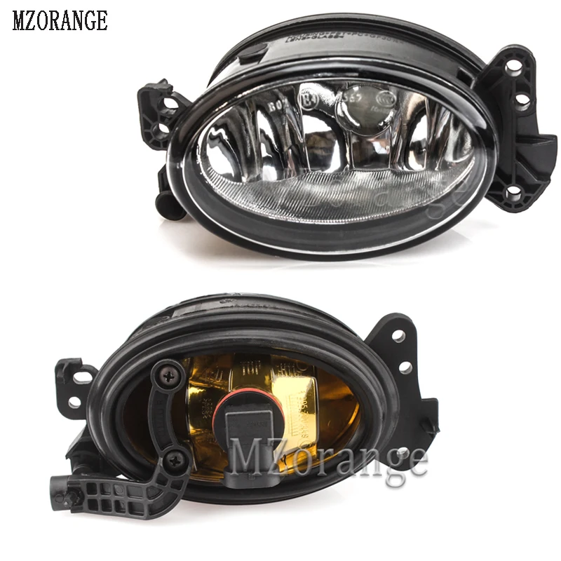 Ceny MZORANGE przednie światło przeciwmgielne A1698201556 1698201656 dla Mercedes Benz W204 C230 C300 C350 W211 E320 E350 W164 przeciwmgielne lampy LED żarówki