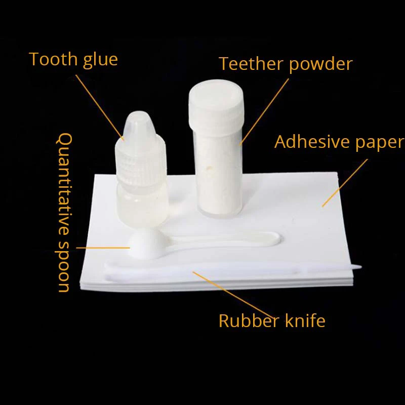 Cyuan Vampire Teeth Fangs Dentures Props Halloween Costume Props Party Favors Mask Holiday DIY Decorations Fake Vampire Teeth