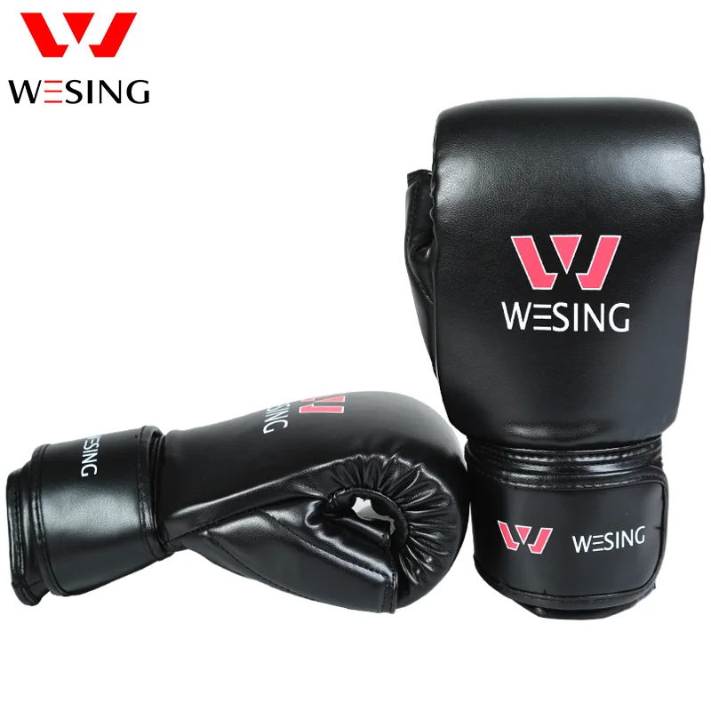 

wesing punch bag gloves microfiber thick sandbag gloves kick boxing gloves black red blue
