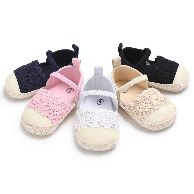 

Lovely Infant Toddler Princess First Walkers Newborn Baby Girls Kid Prewalker Soft Soled Shoe Dress Knitting Shoes Footwear