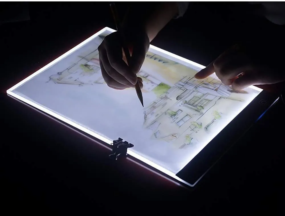 

Diamond Painting A4 Ultra-Thin Portable LED Light Box Tracer USB Power Cable Dimmable Brightness Artcraft Tracing Light Pad