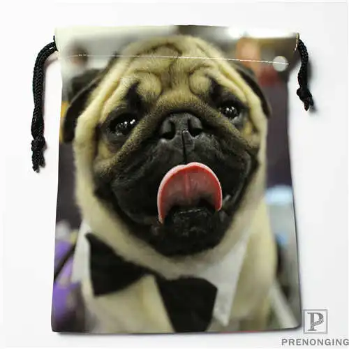 

Custom Printing pug-face-dog (1 Drawstring Shopping Bags Travel Storage Pouch Swim Hiking Toy Bag Unisex Multi Size19-01-04-30