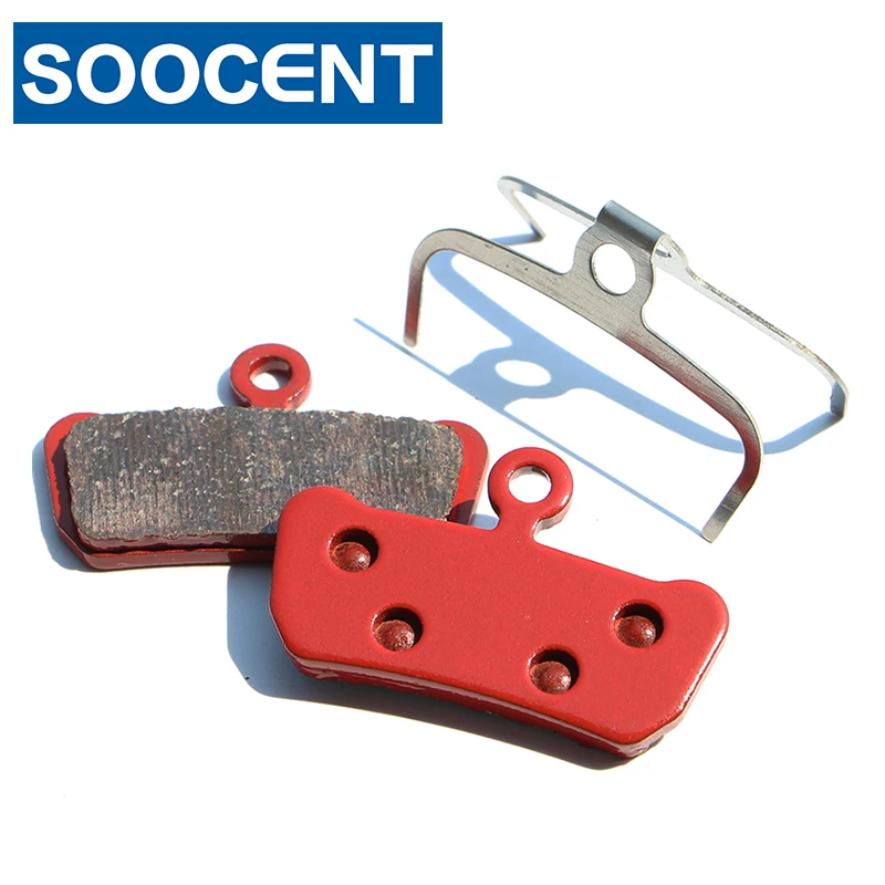 2 Pairs Red Sintered Bicycle Brake Pads for SRAM Avid X0 Trail for SRAM Guide R RS RSC MTB Mountain Bike Disc Brake Parts