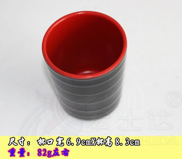 Новинка 2016 Высококачественная красная и черная меламиновая посуда столовая