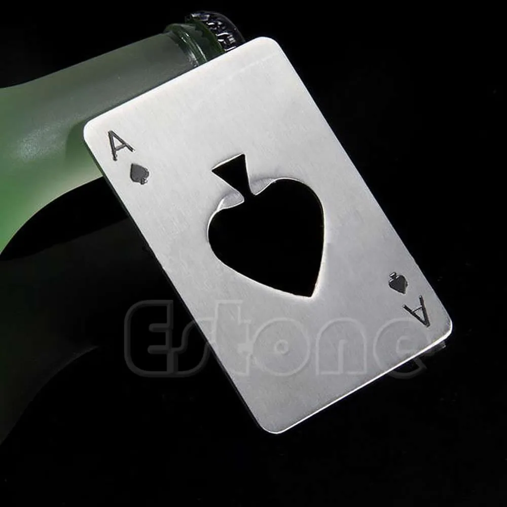 Игральные карты Ace of Spades Poker Bar инструмент бутылка Сода пивная Крышка открывалка Мужской подарок