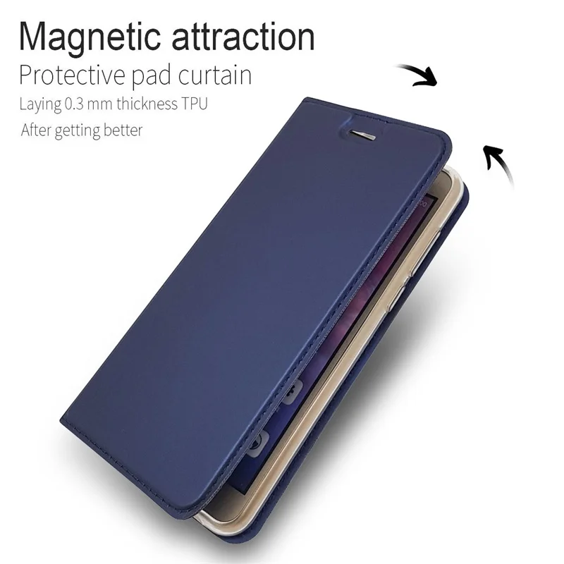 

Honor 8 On For Huawei Honor 8 Case Cover 5.2 inch Magnetic Voltage flip wallet pouch Phone On For Honor8 FRD-L19 L09 Case Cover