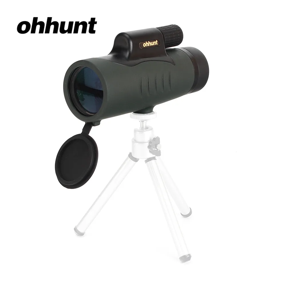 Ohhunt 10x42 темно-зеленый Монокуляр водонепроницаемый противотуманный широкоугольный яркий телескоп охотничья оптика Кемпинг Туризм Путешествия Концерт