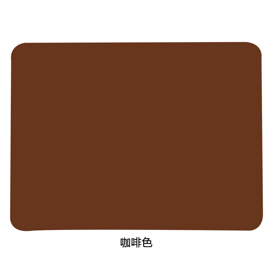 Толстый Настольный Коврик Прямоугольник 30*40 см Силиконовые коврики для места термостойкие водонепроницаемые Нескользящие настольные коврики для кухни аксессуары - Цвет: Coffee
