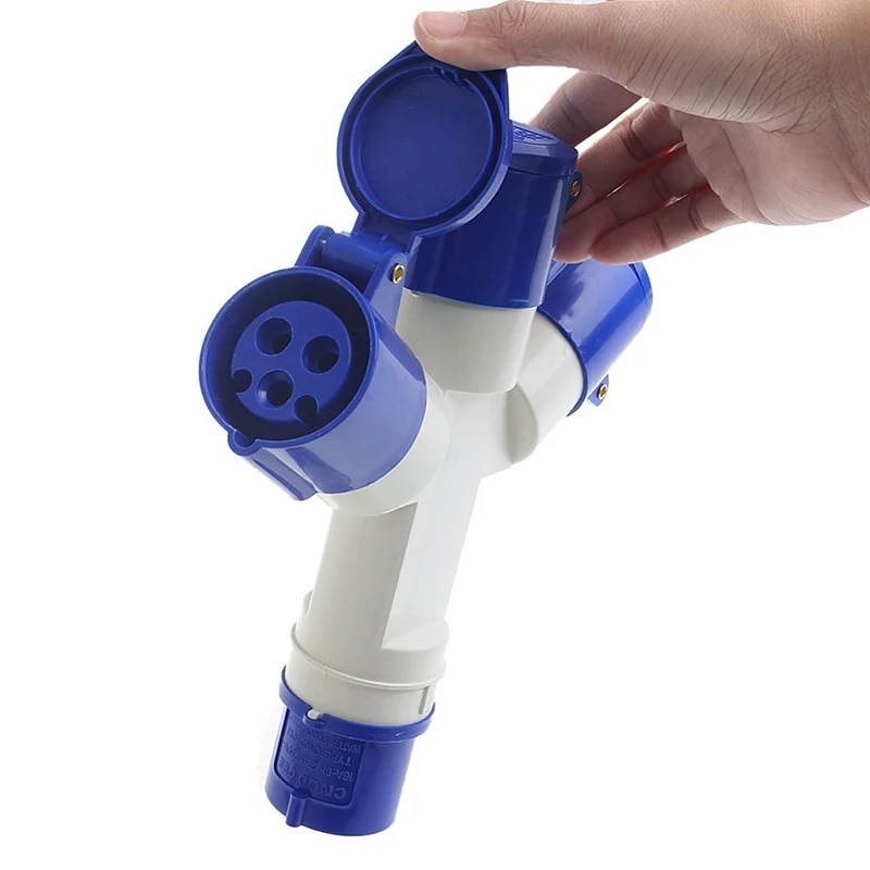 

3 Pin Industrial site Plug sockets 240V 16A Blue Multi-function Socket Pin Industrial Site Plug & Sockets IP44 3P+E Male/Female