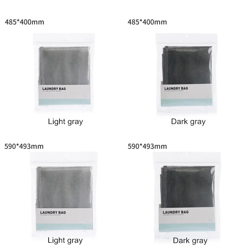 2018 شبكة الغسيل غسالة الرمادي الداكن سستة الأمتعة المنظم السفر تخزين حقيبة الغسيل تخزين وتنظيم منزلي