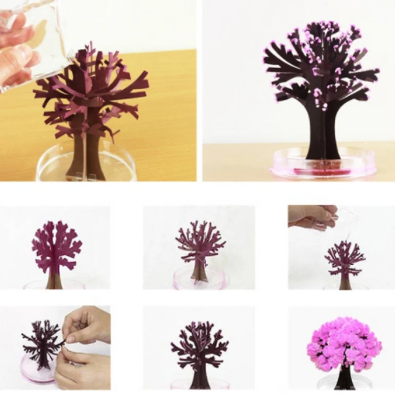 Креативный подарок Волшебная Сакура бумажная елка цветок искусственный цветок Diy домашний декор для искусственного цветка Рождественский подарок