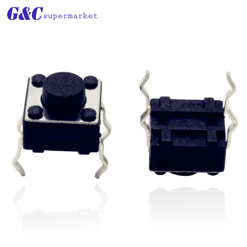 

100pcs models 6*6 Light micro touch Switch sets Push Button Switch Kit , Height: 4.3MM - 17MM DIP 4Pin 6x6 Keys Tact ON/OFF