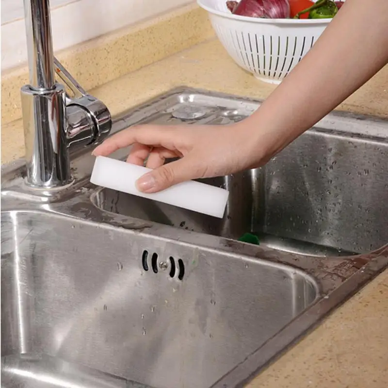 200 шт губки чистящие инструменты волшебная губка Ластик уборка губки для дома кухонные инструменты для уборки ванной комнаты 100*60*20 мм