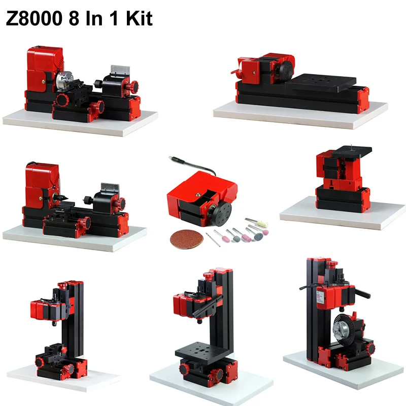 

Z8000 8 in 1 Mini Lathe Kit 24W 20,000r/min, Standardized children education,BEST Gift