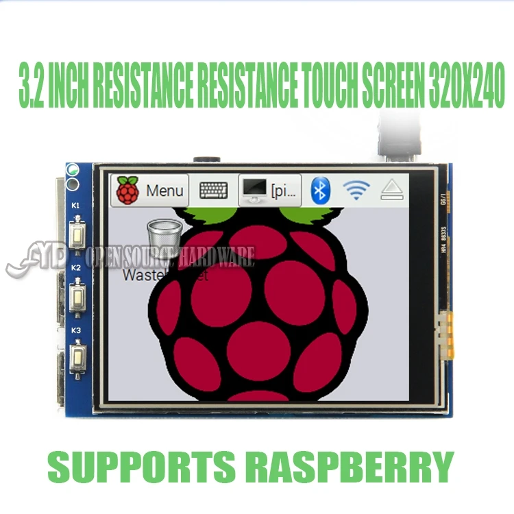 1pcs Raspberry Pi 3 Model 2 3.2-inch Resistive Touch LCD Display 320X240