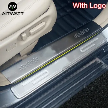 

Stainless Steel Door Sill Scuff Plate Cover For Honda CRV 2007 2008 2009 2010 2011 Car Sticker Guard Protector 4pcs AITWATT