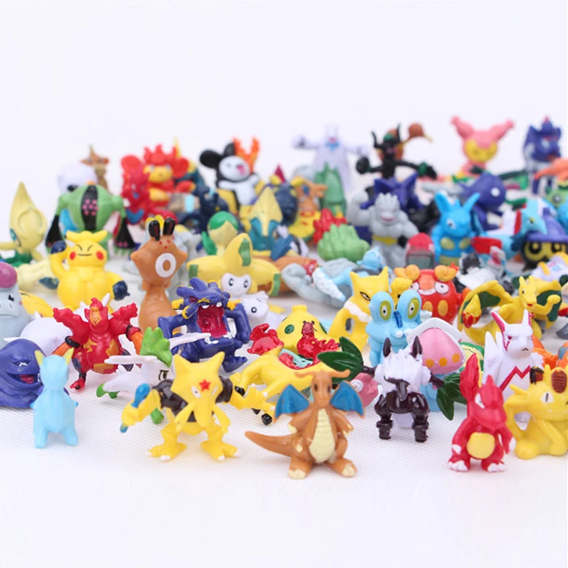 144 шт. покебол PIKACHU Torchic Chikorita Blastoise Totodile Mewtwo Pocket фигурки Детские игрушки для детей