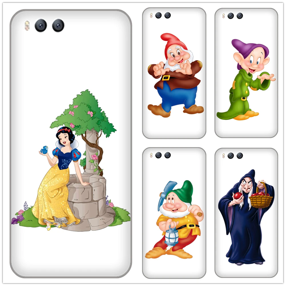 

Snow White and Seven Dwarfs Witch printed Soft TPU Silicone Case Cover for xiaomi 3 note3 4 4c 5s 5 6 redmi 4a 6a note note2 5a