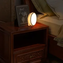 Smart Body Motion Sensor LED Night Light Auto On/Off for Home Bedside Corridor Hallway Pathway Closet Wall USB Charging Lamps