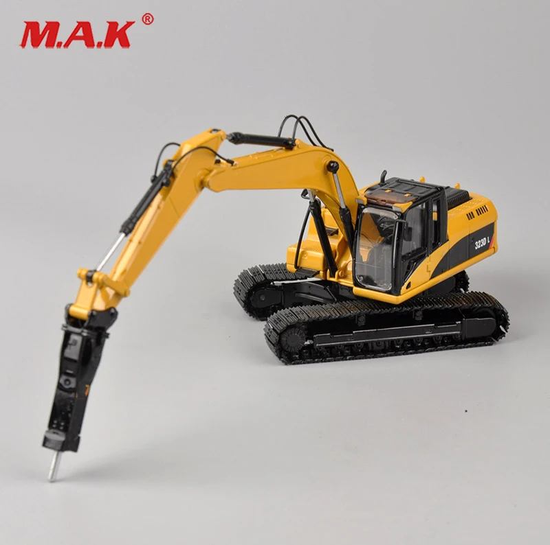

Collection Diecast 1/50 323D L Hydraulic Excavator Hammer Diecast Crusher Model Diecast Engineering Vehicles Model