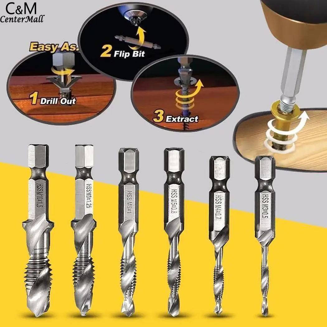 Hexagon Steel Compound Handle Tool Bits Drill Screw Hex Hand Metricin