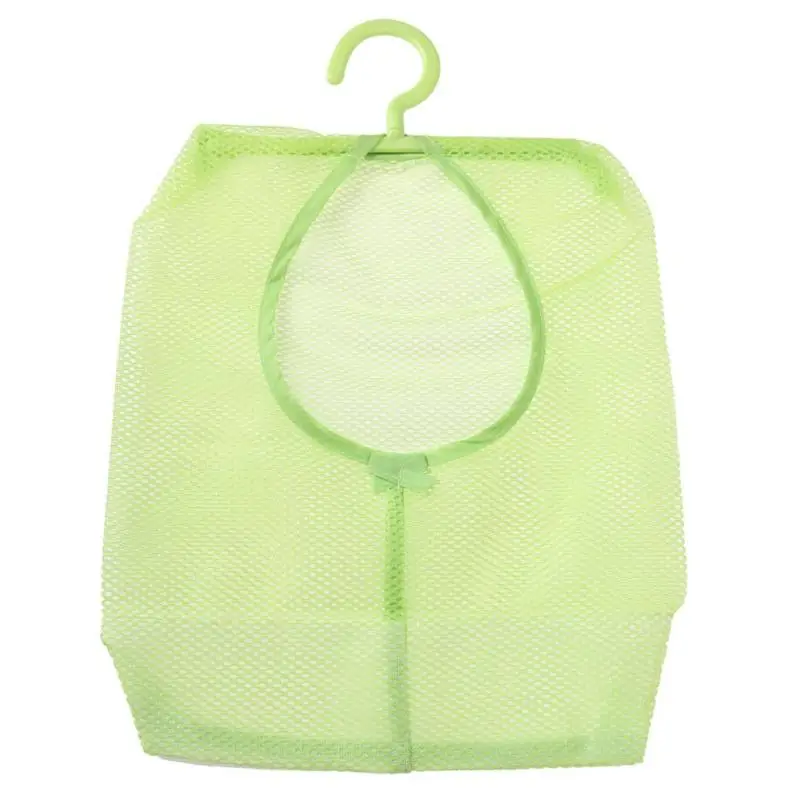 1 шт многоцелевой висячий сетчатый мешок для хранения одежды мешки для стирки детская сетка для игрушек корзины для ванной комнаты Эко-дружественный - Цвет: Синий