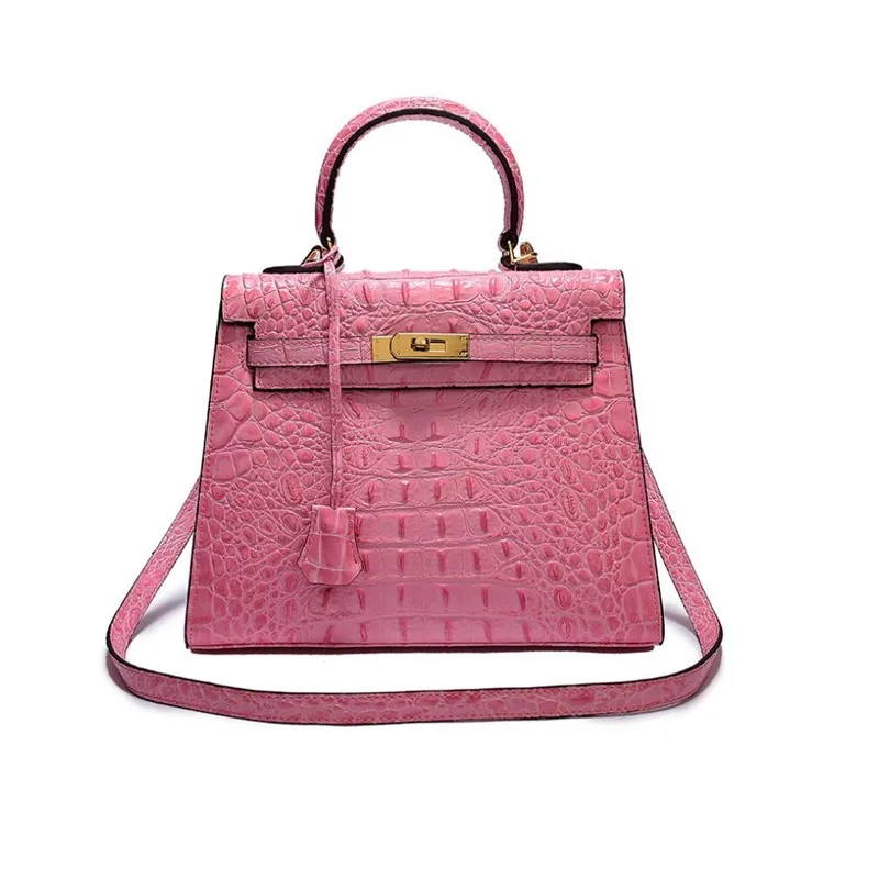 

2019 new large-capacity leather cowhide fashion single shoulder diagonal bag ladies handbag leather women's bag