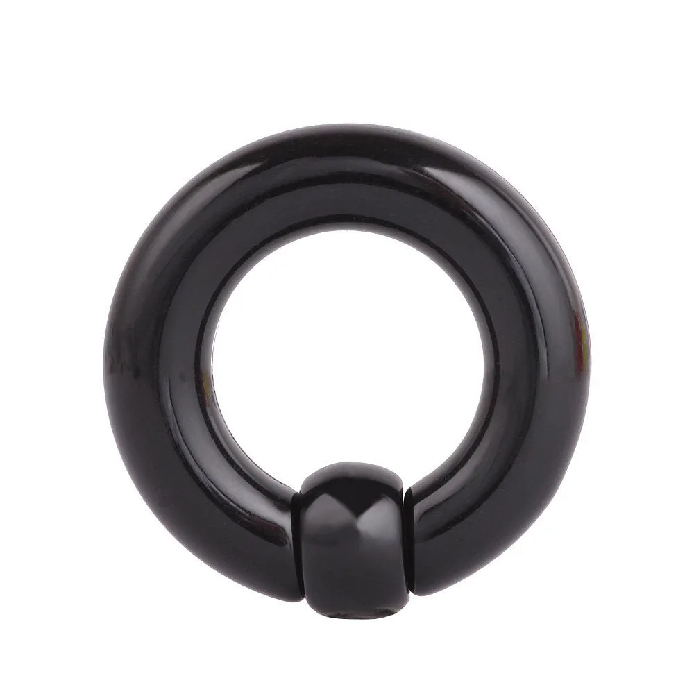 1 шт. акриловое кольцо для пирсинга носа в плену кольца из бисера перегородки кликеры 2-8 мм/0-12 г ювелирные изделия для тела ниппель пирсинг сегментные кольца
