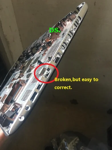 broken D