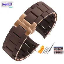 Армированный чехол из силикона+ стальной ремешок для часов, адаптированные к bingo AR5889/5890/5905/5920 стиль; обувь для мужчин и женщин браслет 20 23 мм, модные