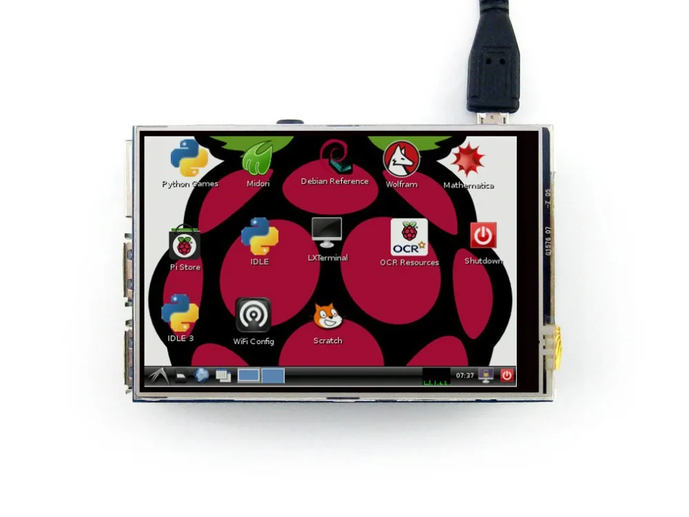 Waveshare Raspberry Pi 3.5 дюймов TFT LCD Резистивный Сенсорный Экран дисплей Модуль для Любой