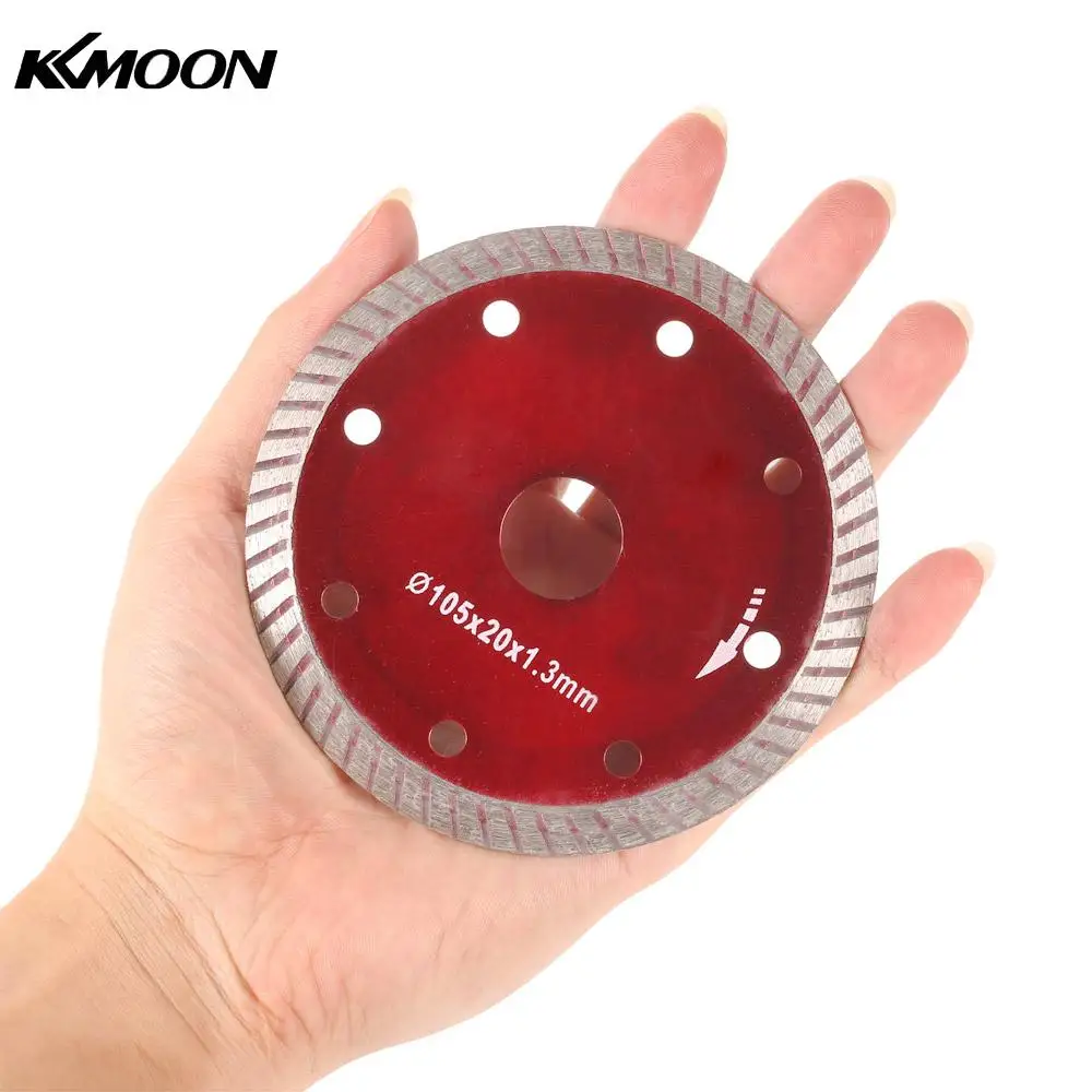 

Diamond Cutting Disc Saw Blade Diamond Blade 8 Cooling Holes Angle Grinder Architectural Engineering Architect 105*1.3*20mm