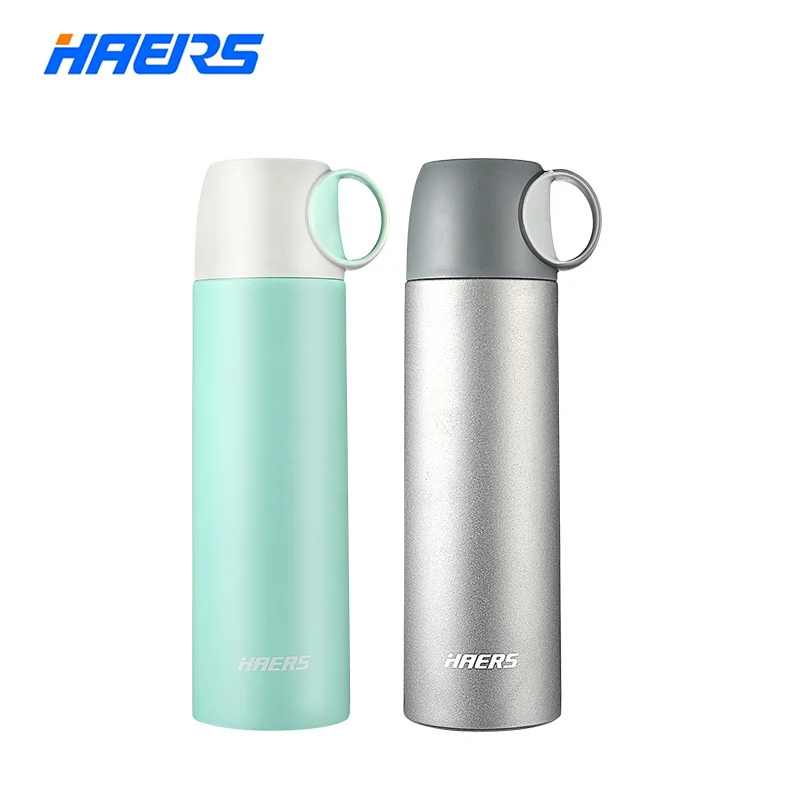 

Haers Vacuum Insulated Water Bottle Stainless Steel Thermos Flask Bottle Beverage Vacuum Flasks Thermoses With Cup 500ml