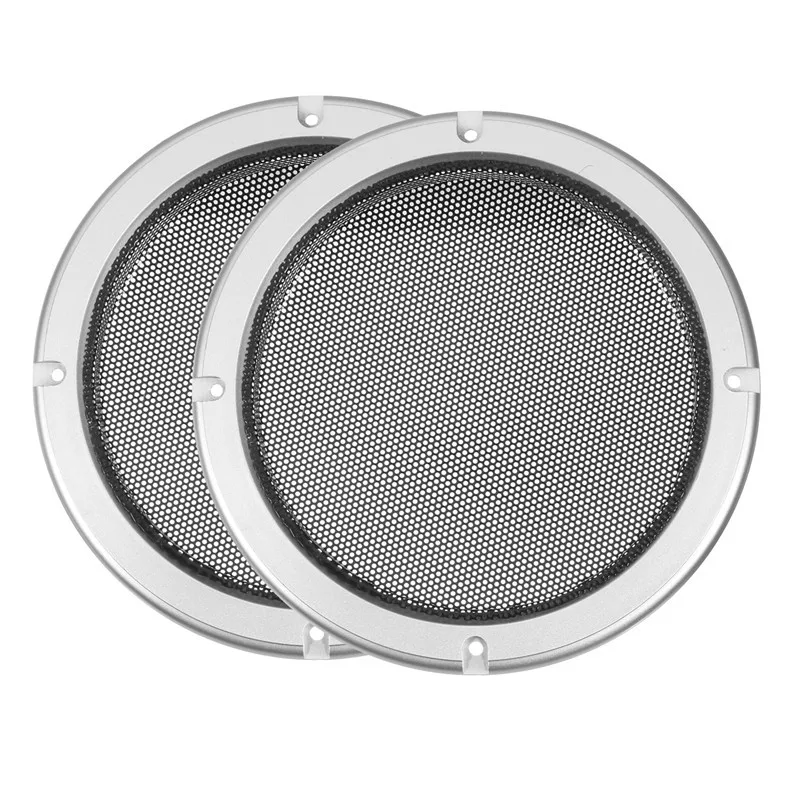 1 Pair Multi-choices Round Speaker Grill Mesh Net Speaker Protective Cover 4/ 5/ 6.5/ 8/ 10 inch Speaker Cover