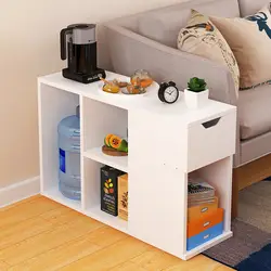 Современный простой наземный боковой ковчег couchside маленький чайный столик прямоугольный чайный столик Экономия пространства боковой стол