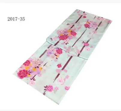 Новинка, японское кимоно для косплея, традиционный хлопковый Халат, японское кимоно с цветами, Женский банный халат, Цветочная Пижама 80301 - Цвет: 14