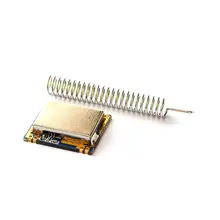Mini módulo sem fio si4463 SI4463-SMT mhz do transceptor 433 com distância 2000m da antena da mola