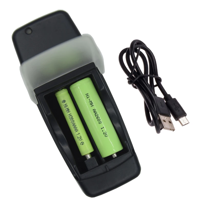 

2 slot USB smart LED Display Battery Charger for AA AAA NIMH NICD Rechargeable Battery