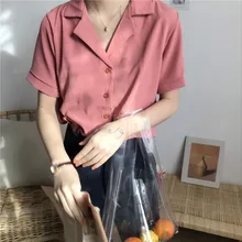 Women Shirt Chiffon Blusas Femininas Tops Short Sleeve Elegant Ladies Formal Office Blouse Plus Size Chiffon Shirt clothing