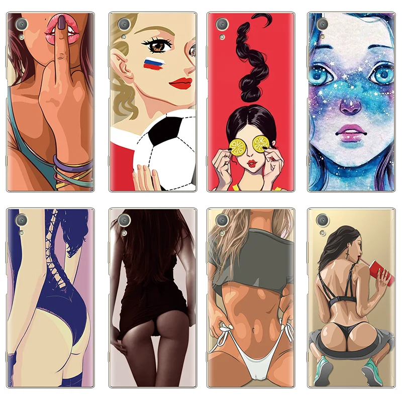 

TPU For Sony Xperia E5 L1 L2 X XA XA1 XA2 Ultra Plus XZ XZ1 XZ2 XZ3 Z5 Compact Premium Sexy Girl Silicon Cover For Sony XA2 Case