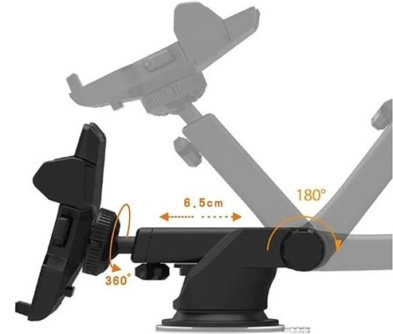 Автомобильный держатель слот кронштейн вращение на 360 градусов Регулируемая подставка для универсального мобильного телефона gps