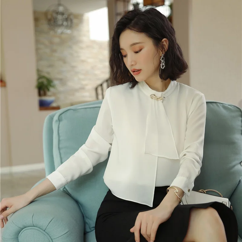 Dress blouses for ladies office wear clothes