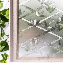 CottonColors Window Films Cover No-Glue 3D Static Decorative Privacy Window Glass Sticker Home Decor Size 60 x 200cm